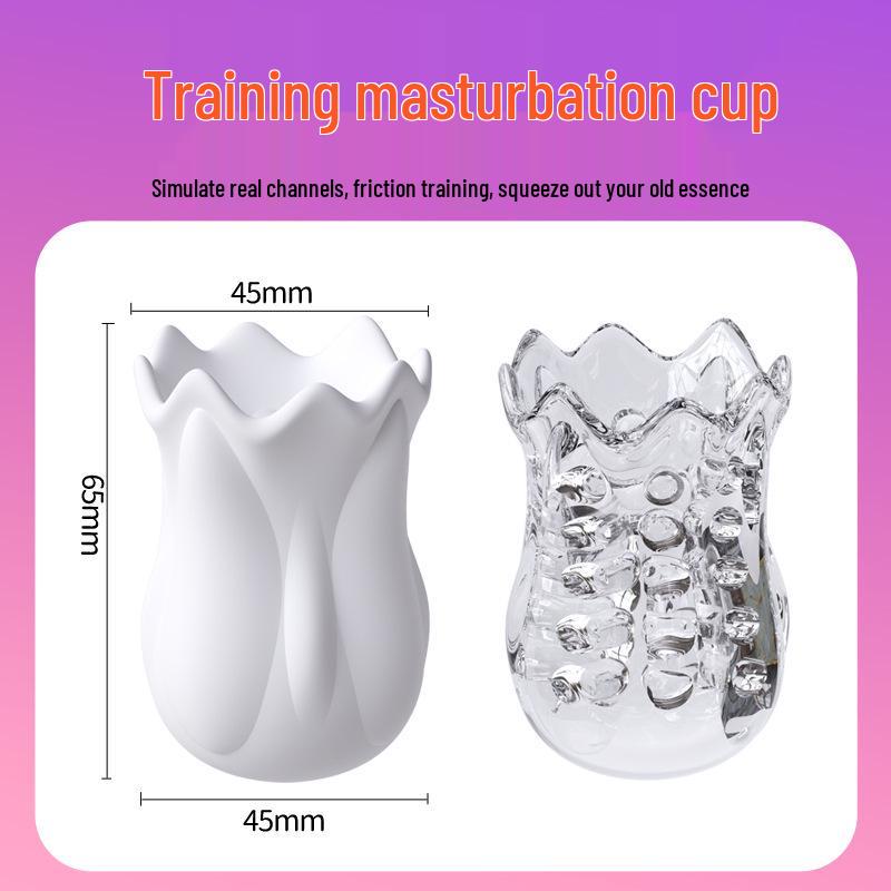 Chen Rose Airplane Cup: Men's Manual Masturbator Training Toy