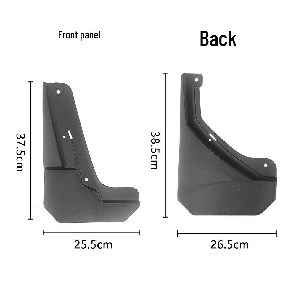 2026 Chery Zongheng G700 Tire Mudguard - PP Soft Rubber One-Piece
