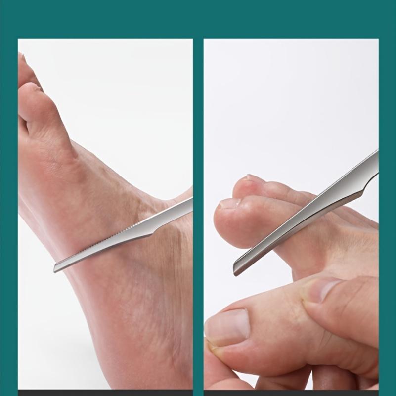 1 шт. Средство для удаления мозолей на ногах, Скребок для педикюра из нержавеющей стали, Инструмент для педикюра без парабенов, Ручная эксфолиация для ороговевшей кожи и мозолей