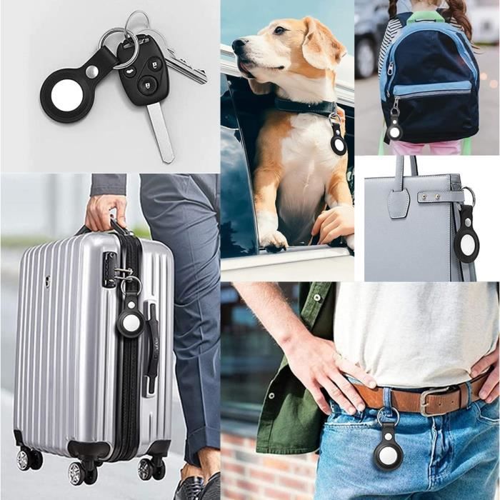 Чехол - Phonillico® - AirTag 2021 - Мягкий силикон - Набор из 2 штук - Противоскользящий