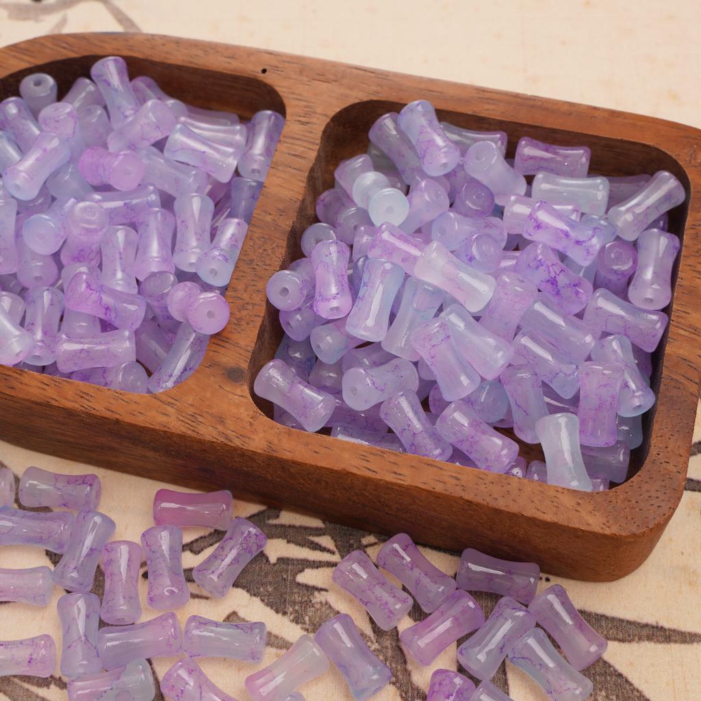 Стеклянные ореолы для окрашивания Бамбуковые бусины Бусины в старинном стиле Бусины ручной работы Аксессуары для бисера Глазурь Имитация нефрита Бусины Материалы