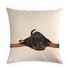 18 Inch Pillowcase Cute Dog Pattern Seat Sofa Bedroom Lumbar Cushion Cover Home Decoration Pillowcase