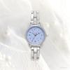 FIELD WORK Women's Analog Watch 5 ATM Water Resistant Metal Band Energy Saving Silver Blue WP Aqua ASS173P-2