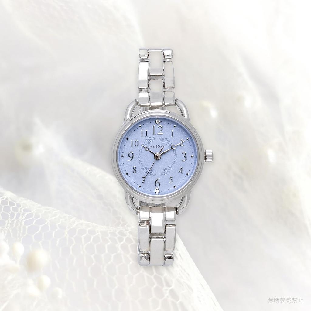 FIELD WORK Women's Analog Watch 5 ATM Water Resistant Metal Band Energy Saving Silver Blue WP Aqua ASS173P-2