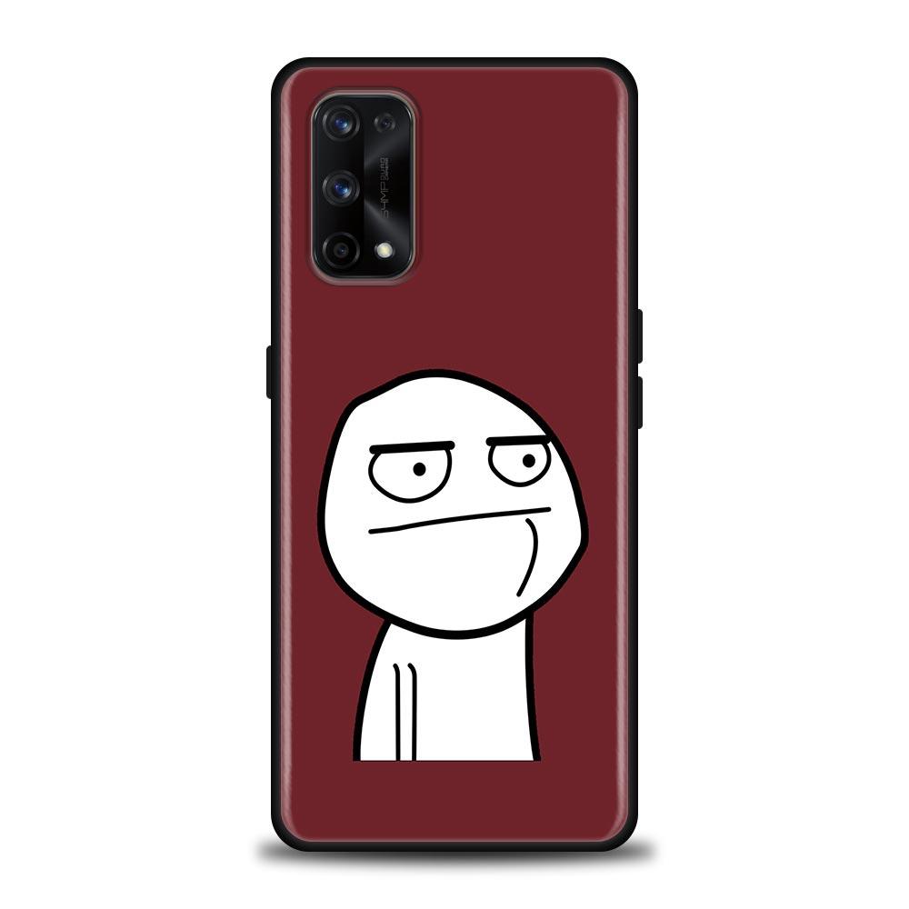 Забавный человечек средний палец Fucek чехол для Realme C21Y C21 C25 C20 C15 C12 C11 GT Master Neo Neo2 5G Fundas Capa силиконовые мягкие чехлы
