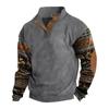 Spring And Autumn Men's Standing Collar Sweatshirt Is Outdoor Casual Sweaters Tops