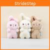 Rabbit Plush Pendant Cartoon Flower Rabbit Bag Hanging Keychain Decoration