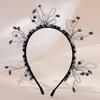 Accessories Fashionable and Versatile Birthday Headbands High-end Sweet and Cool Hair Accessories Women's Handmade Beaded Crystal Flower Headbands