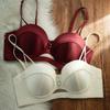 Elegant French Cutout Push-Up Lingerie Bra for Women - Enhances Small Bust with Anti-Sagging Support and Stylish Back Design