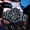 Quartz Chronograph 10 ATM Water Popular Simple Date Luminous Stainless Steel Perfect Gift for Job and Suits Men's Wristwatch, Resistant, Stylish,