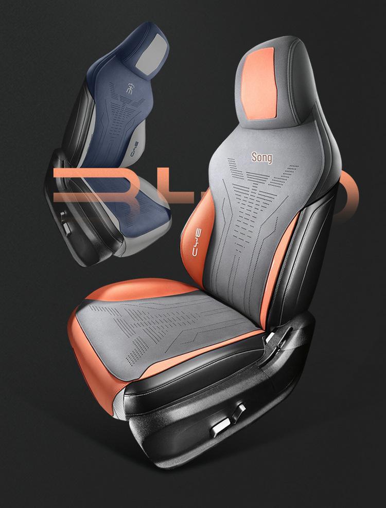 BYD Song PLU Semi-Wrap Car Seat Cushion Set - New Model for Five Seats
