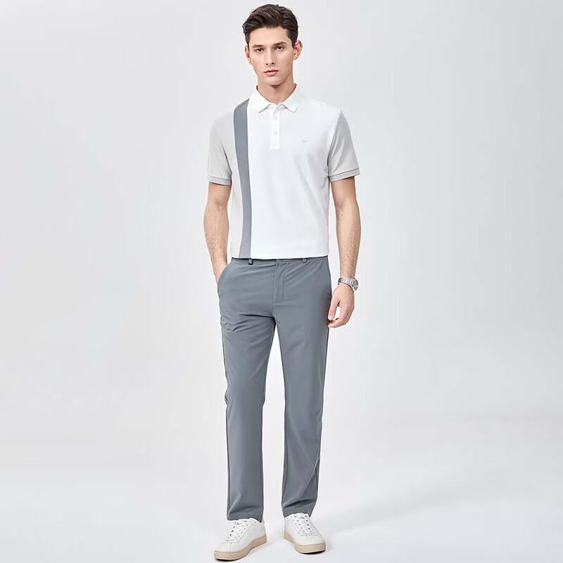 SEPTWOLVES Men's Cooling High-Cotton Short Sleeve Polo Shirt