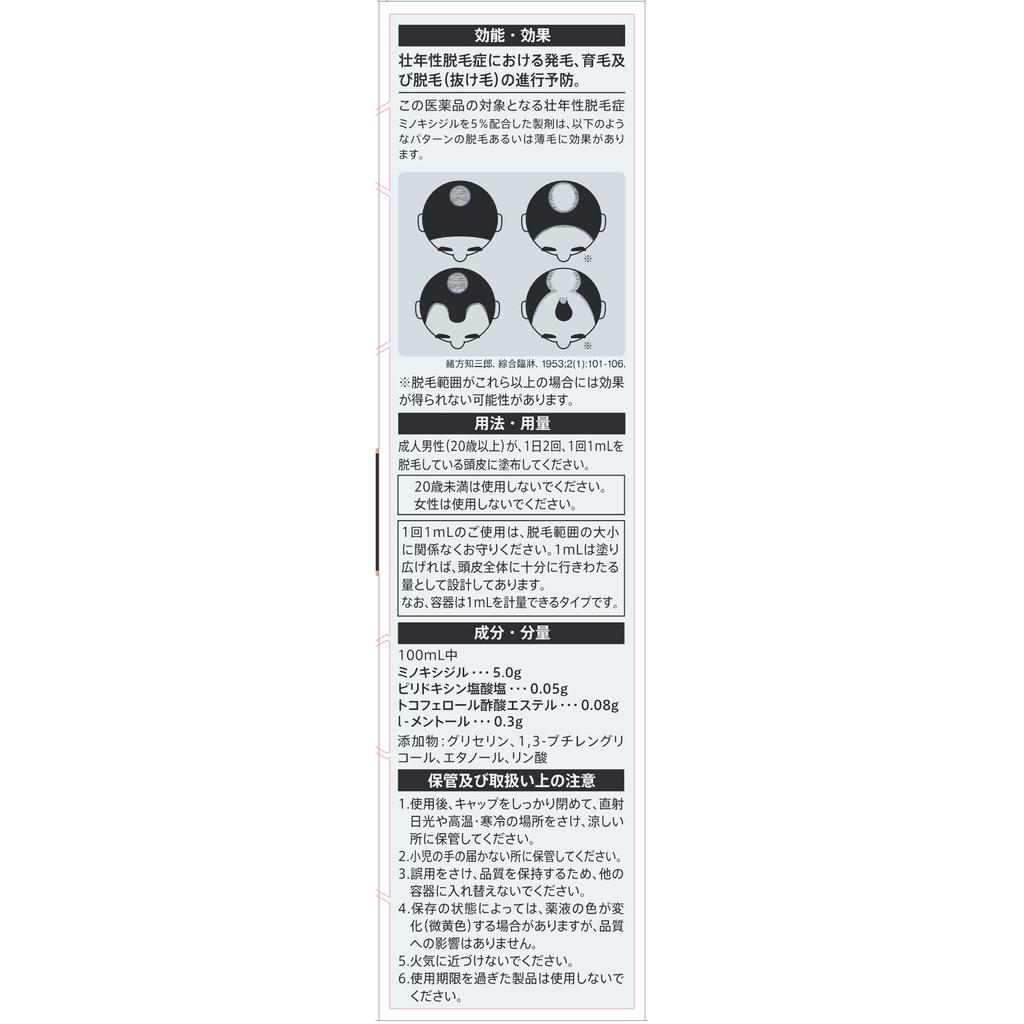 Amphur Sculpt D Scalp D Medical Minoki 5 Premium 60ml General Use Efficacy: Hair Growth, Hair Nourishment, and Prevention of Hair Loss Progression In