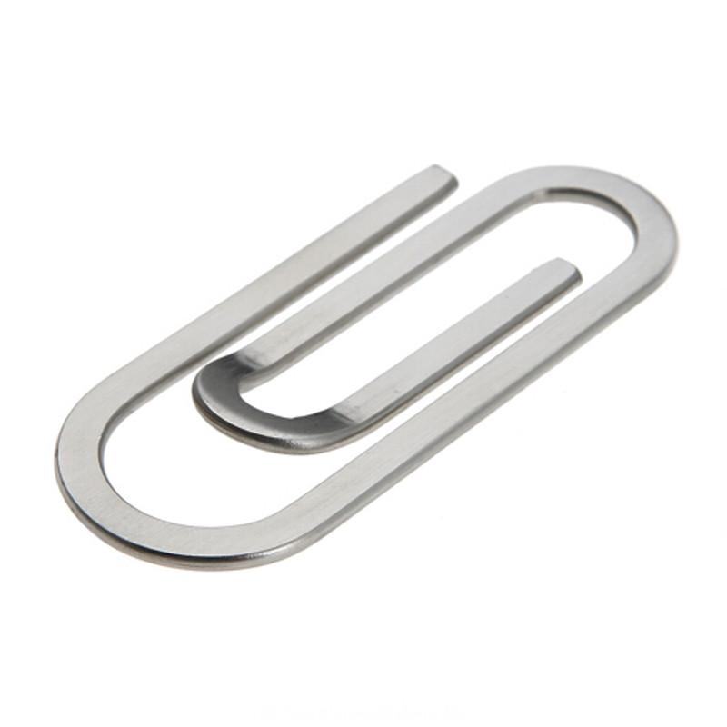 Зажимы для денег из нержавеющей стали, держатель для скрепок, папка, портфель для кредитных карт, зажим для денег