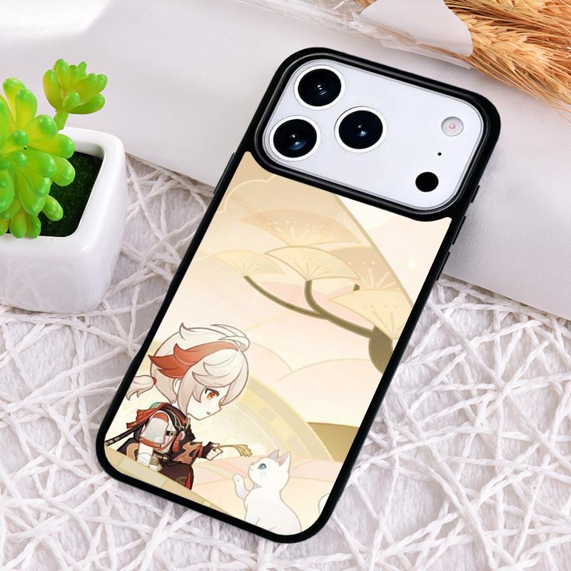 Kaedehara Kazuha Genshin Impact Phone Case for iPhone 17 Air 16 15 11 12 14 13 Pro Max Shockproof Cover