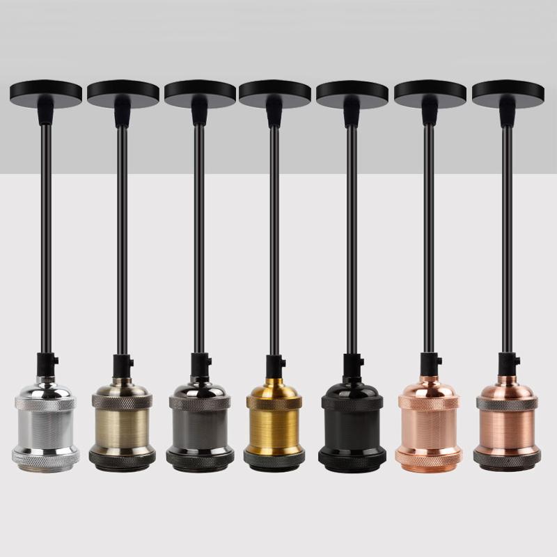 KARWEN Edison Lamp Holder E27 Screw Bulb base 110V 220V Aluminum Light Socket Industrial Retro Fittings Fixture Pendant lights