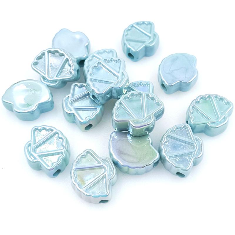 Ожерелье, браслет, модные УФ-ослепления, 5 шт., стерео вентилятор, свободные бусины, материал ручной работы, ювелирные аксессуары, сделай сам