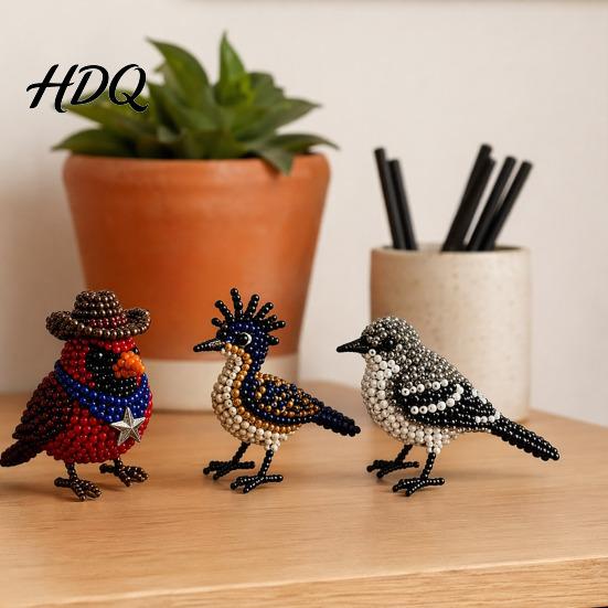 3D-проект «Бисерное искусство» DIY-набор «Животные из бисера» Набор для ручной вышивки бисером и рукоделия для творческих детей, подростков, взрослых Тематический набор для бисероплетения