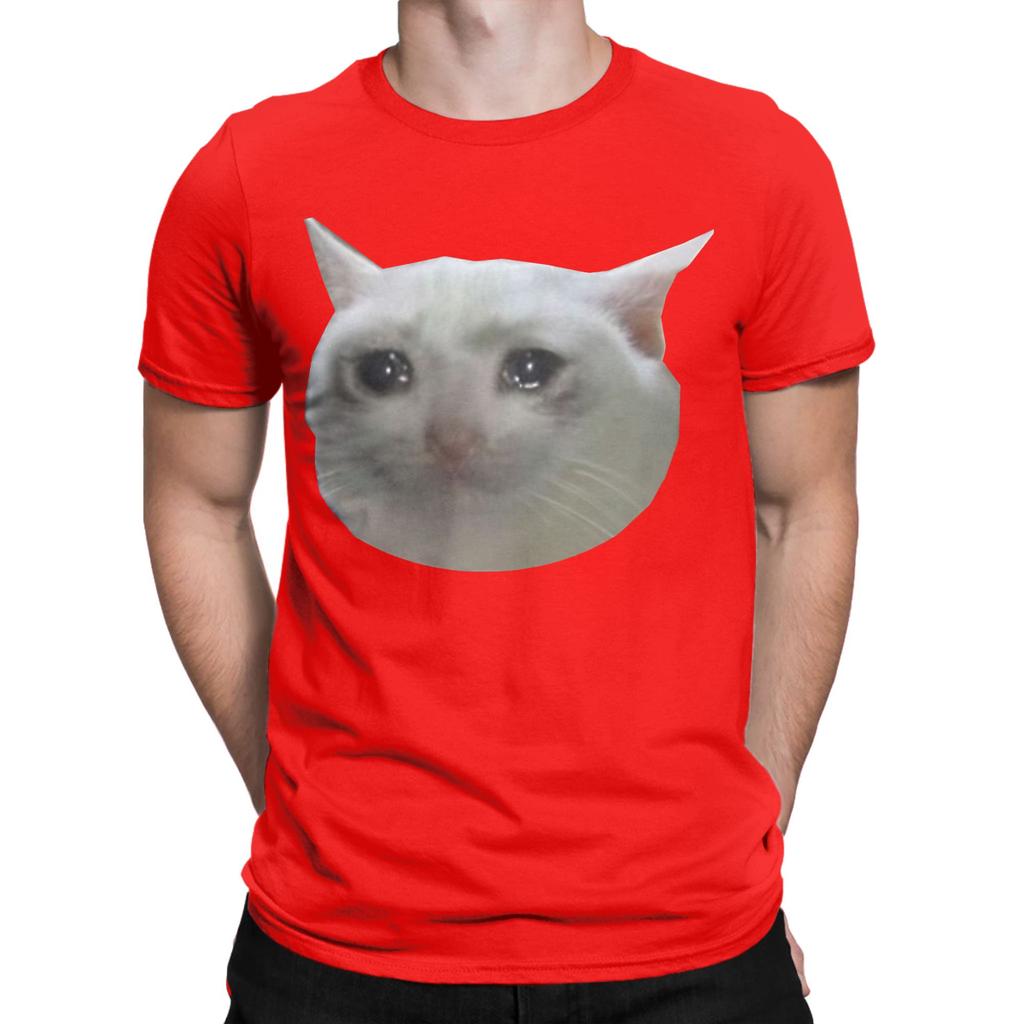 Crying Funny 100 Cotton Tshirt Meme Tops Tees For Unisex