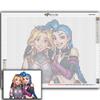 5D Full Drill Square Diamond Painting Game Character Jinx Art Rhinestone Mosaic Decor for Home