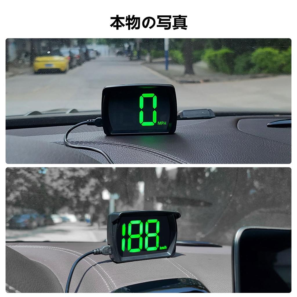 Автомобильный спидометр, Универсальный цифровой GPS-спидометр с USB, HUD-проекция на лобовое стекло, Отображение скорости в км/ч и милях/ч, Совместим со всеми автомобилями