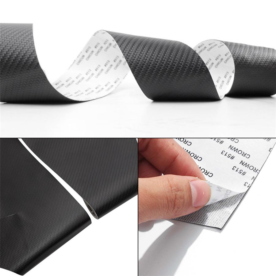 4x Для 2017-19 Tesla Model 3 Автомобильная кожа Защитная накладка на порог передней и задней двери