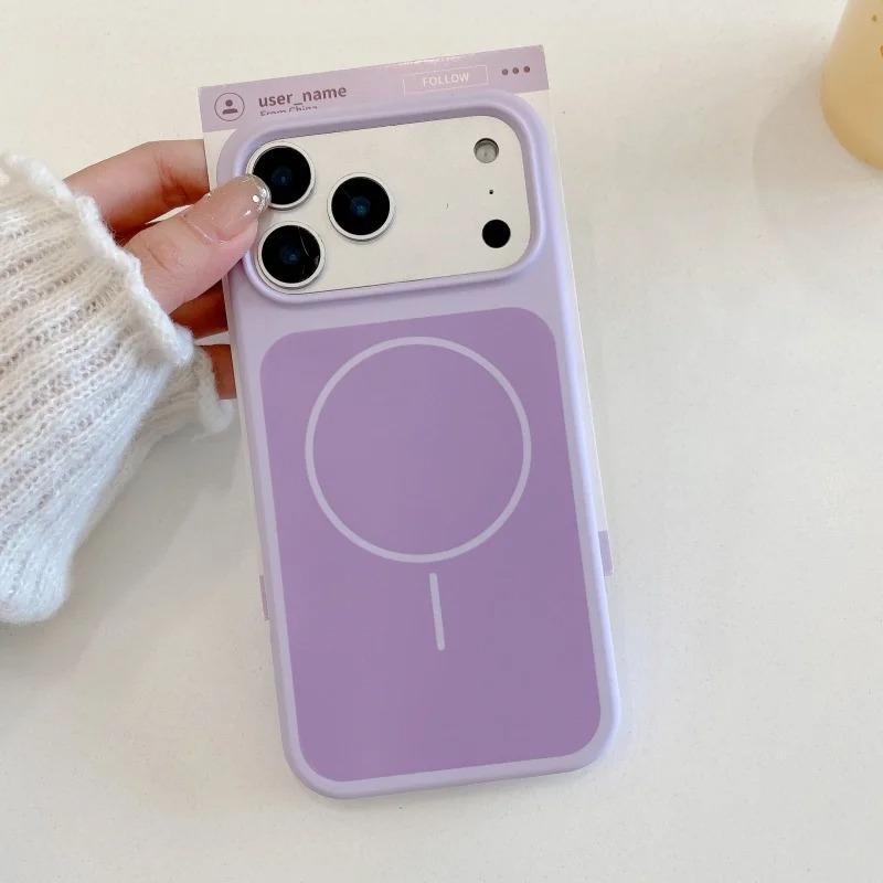 Роскошный Чехол из Жидкого Силикона Конфетного Цвета для iPhone 17 Pro Max 17Pro Мягкие Бамперные Чехлы для iPhone17 Pro Max Магнитный Чехол