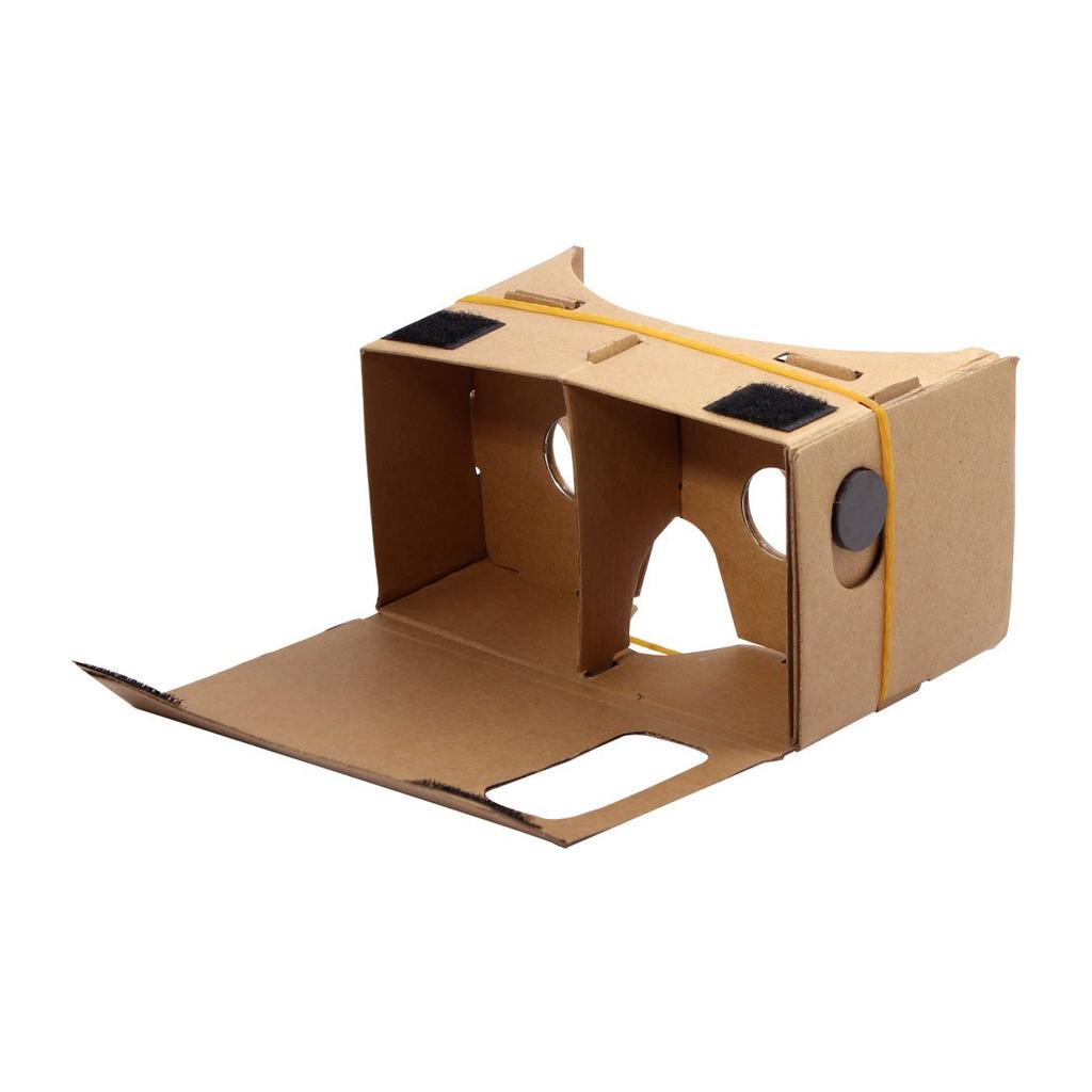 Uxcell Smartphone Cardboard Kit DIY 3D VR Виртуальная реальность Очки для просмотра на бумаге 15 см 2 шт.
