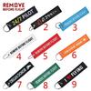 Remove Before Flight Airworthy Key Chains Embroidery Keyring for Car Motorcycle Flight Keyring