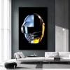 Neon Daft Punk Произвольный доступ Воспоминания Обложка музыкального альбома Плакат Холст Картина Хип-хоп Поп-музыка Звезда Настенная картина Декор комнаты