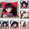 CUTE RRei Hino Sailor Mars Pillow Case Pattern Printed Pillowcase For Living Room Sofa Cushion Cover