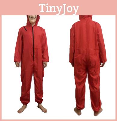 Ярко-красный костюм и маска Сальвадора Дали из «Бумажного дома» для любителей косплея