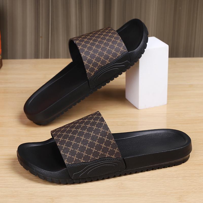 Genuine Mens Slipper for Men Eva Sole Slippers Walk Around Home Summer Man Slippers Luxury Summer Men's Sandals Slipers