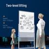 Adjustable Mobile Double-Sided Magnetic Whiteboard 150x90cm for Home & Classroom Use