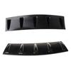 Car Universal 5 Fin Rear Bumper Lip Diffuser Splitter Canard Protector Supplies