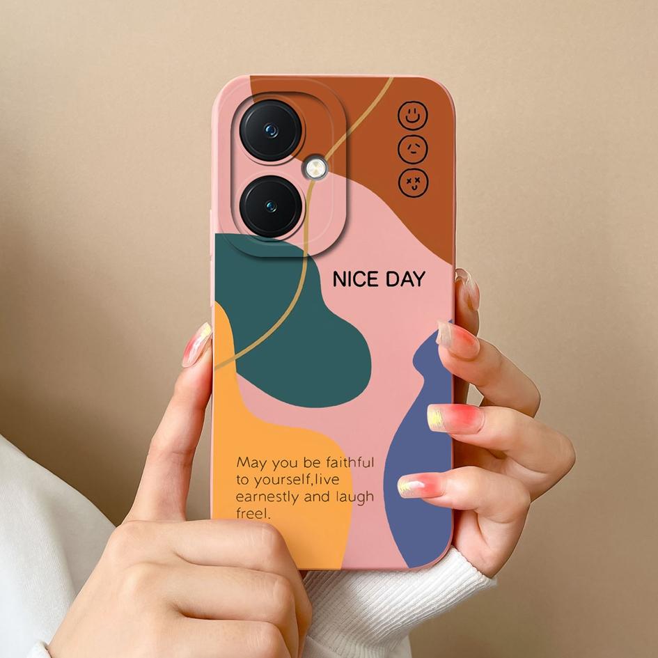 Чехол для Vivo Y17S V29 Lite Y78+ X90 Y36 Pro Y27 Корпус необычный клетчатый узор Защитный противоударный бампер Роскошный жидкий силиконовый чехол для Vivo Case