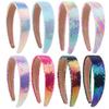 Sequin Glitter Headbands for Girls Princess Sparkly Wide Headband Kids Cute Alice Head Band for Children Thick Sparkle Bling