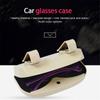 Magnetic Glasses Holder Car Sun Visor Glasses Case Organizer Glasses Storage Box Holder Visor Sunshade Car Holder For Glasses