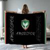 Фланелевое одеяло с принтом Amedspor Высокое качество Теплое Уютное Покрывало для Всех Сезонов Идеально для Подарков Декор Дома