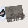 Autumn and Winter New Solid Color Scarf Imitation Cashmere Scarf Women's Warm Shawl Scarf