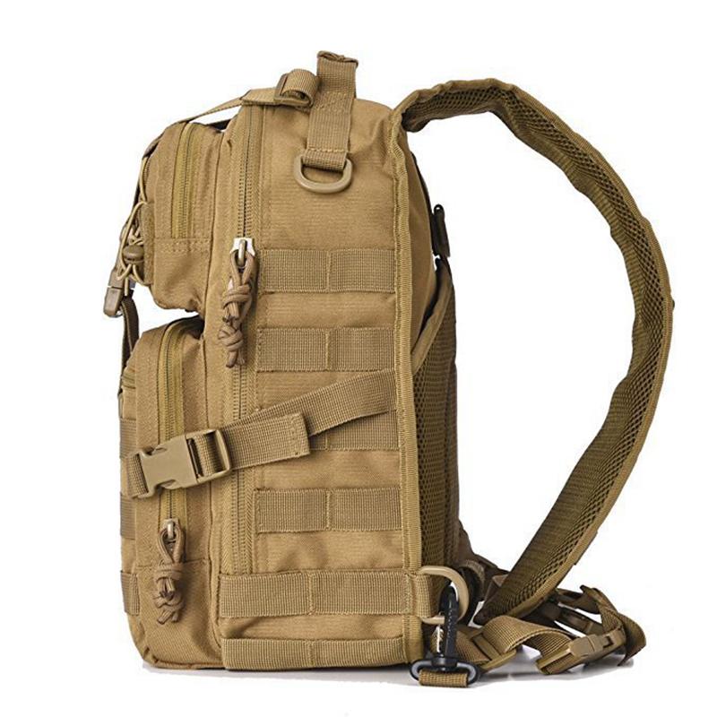 900D Tactical Shoulder Bag 20L Sling Backpack Outdoor Chest Bag Molle Camping Cycling Trekking Fishing Hiking EDC Backpack