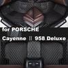 Autohome Car Floor Mats For PORSCHE Cayenne 2 958 Deluxe 2011-2017 Year Upgraded Version Foot Coche Accessories Carpets