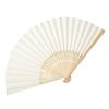 Китайский складной бамбуковый веер из ребер своими руками, веер из чистой бумаги, декор для свадебного душа и вечеринки