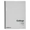 Kyokuto College Notebook, A4 Wide, A-Ruled, Gray, Set of 10