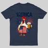 Independence Day Chickens Geeky T-Shirt