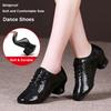 Женская танцевальная обувь, женская обувь для вальса, латинского джаза, современный балет, танго, бальные туфли, женская кожаная обувь для танцев, подошва с имитацией бычьего сухожилия