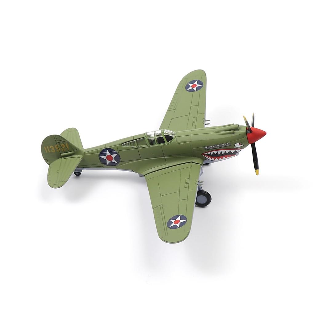NUOTIE Scale Tomahawk Fighter AVG Fighter Model Diecast Metal для военной коллекции и модели самолета 1/72 P-40E
