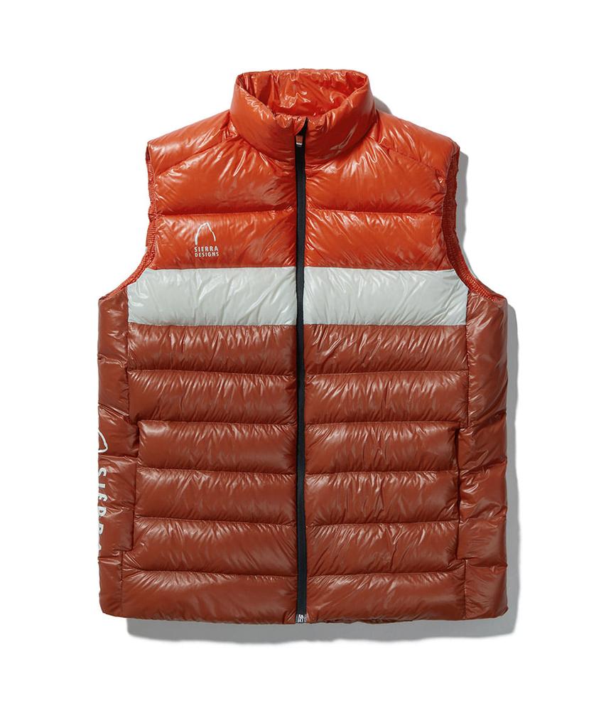 Sierra Designs Get Down Lightweight Goose Down Vest Orange