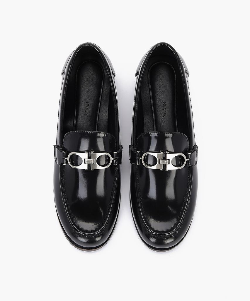 Recur Ecur Anello Double Preppy Лоферы Светло-черный 1006