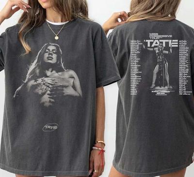 Футболка Tate McRae Miss Possessive Tour 2025, Концертная футболка Tate McRae, Мерч McRae
